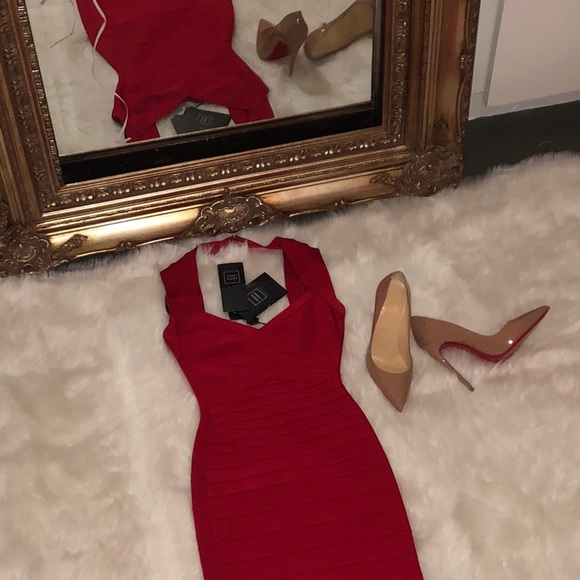 Herve Ledger Red HOT Candy 🌹💥 Body-con - Picture 2 of 4